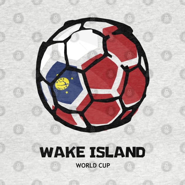 Wake Island Football Country Flag by KewaleeTee